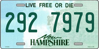 NH license plate 2927979
