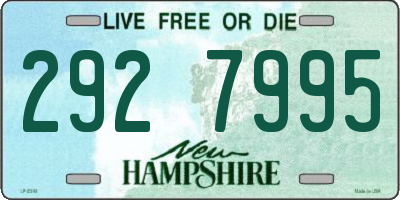 NH license plate 2927995