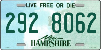 NH license plate 2928062