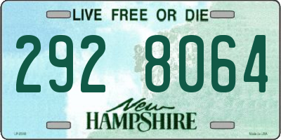 NH license plate 2928064