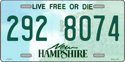 NH license plate 2928074