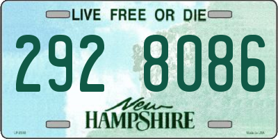 NH license plate 2928086