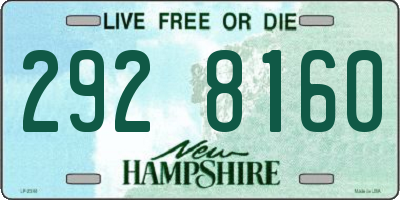 NH license plate 2928160