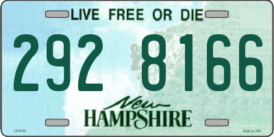 NH license plate 2928166
