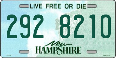 NH license plate 2928210