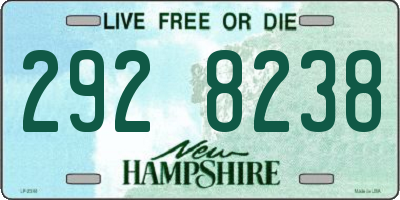 NH license plate 2928238