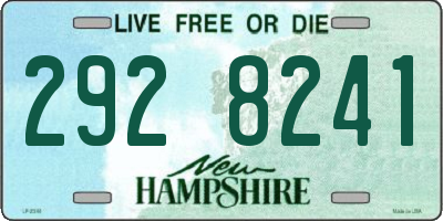 NH license plate 2928241