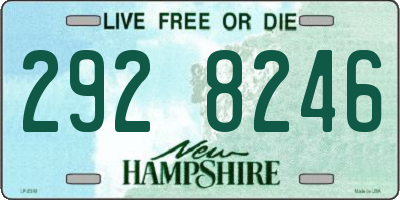 NH license plate 2928246