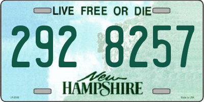 NH license plate 2928257