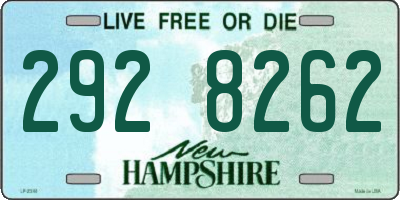 NH license plate 2928262