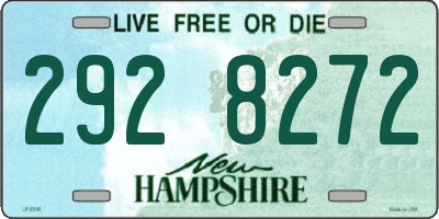NH license plate 2928272
