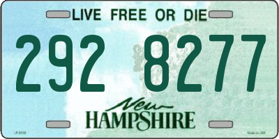 NH license plate 2928277