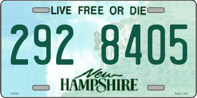 NH license plate 2928405