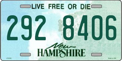 NH license plate 2928406