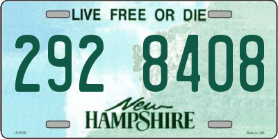 NH license plate 2928408