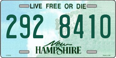 NH license plate 2928410