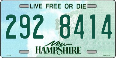 NH license plate 2928414