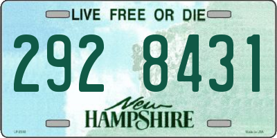 NH license plate 2928431