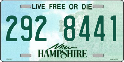 NH license plate 2928441