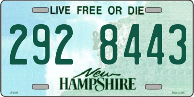 NH license plate 2928443