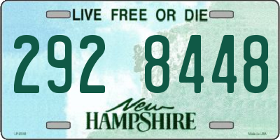 NH license plate 2928448