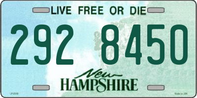 NH license plate 2928450