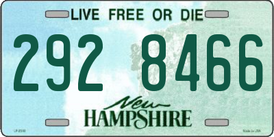 NH license plate 2928466