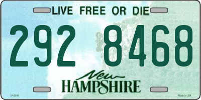 NH license plate 2928468