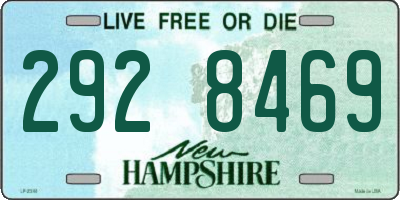 NH license plate 2928469