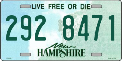NH license plate 2928471