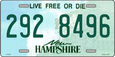 NH license plate 2928496