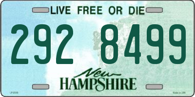 NH license plate 2928499
