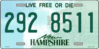 NH license plate 2928511