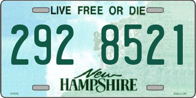 NH license plate 2928521