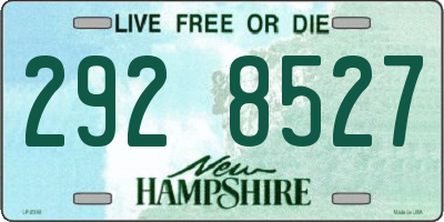 NH license plate 2928527