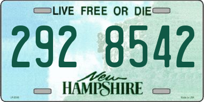 NH license plate 2928542