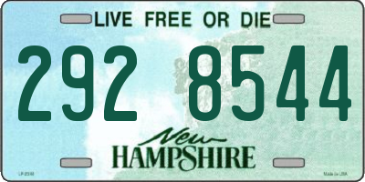 NH license plate 2928544