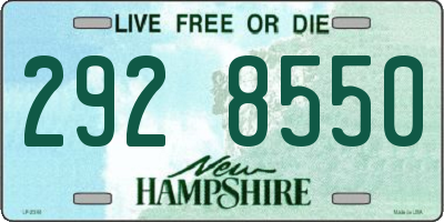 NH license plate 2928550