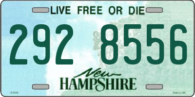 NH license plate 2928556