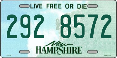 NH license plate 2928572