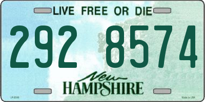 NH license plate 2928574