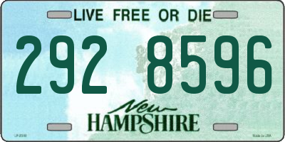 NH license plate 2928596