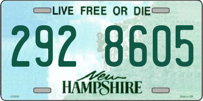 NH license plate 2928605