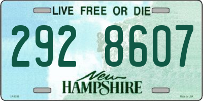 NH license plate 2928607