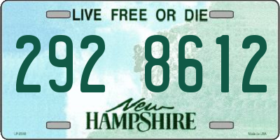 NH license plate 2928612