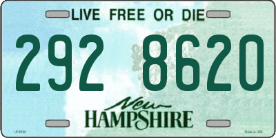 NH license plate 2928620