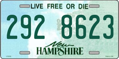 NH license plate 2928623