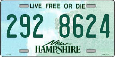 NH license plate 2928624
