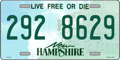 NH license plate 2928629