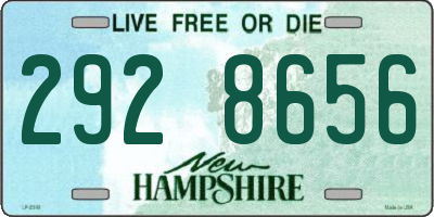 NH license plate 2928656